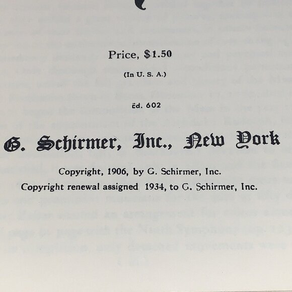 Beethoven - Missa Solemnis In D - For Four Solo Voices, Chorus and Orchestra ‘34 - Picture 4 of 12